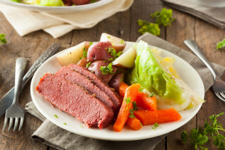 Corned Beef and Cabbage Dinner Recipe Image